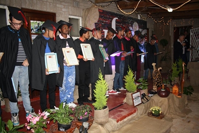 3 Skills training groups graduate