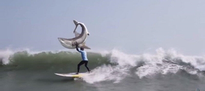 Fanning family fume at KFC shark spoof ad
