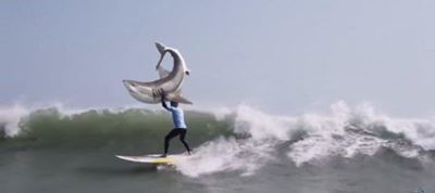Fanning family fume at KFC shark spoof ad