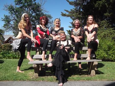 Local belly-dancers off to Cape Town
