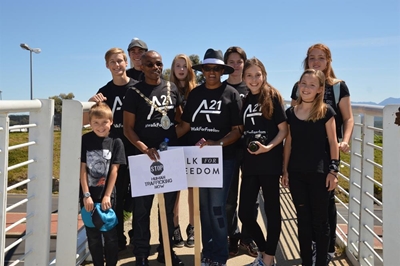 Plett marches against human trafficking