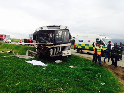 Names released of 5 killed in accident