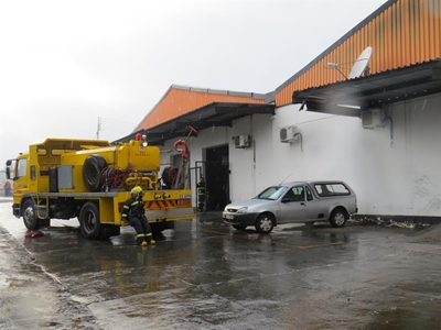 Opvolg: Besigheid brand af