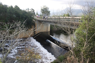 Garden Route Dam overflows