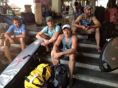 Elvis Blue stuck in Indonesian airport