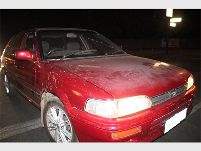 Boy (14) caught behind the wheel