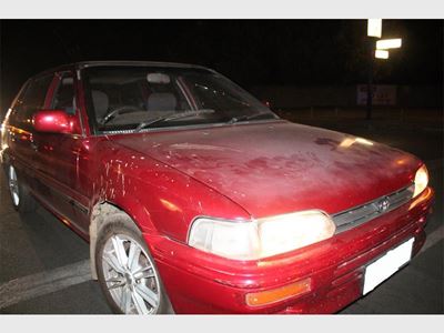 Boy (14) caught behind the wheel