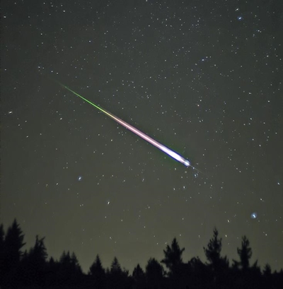 Search for meteorite crash site
