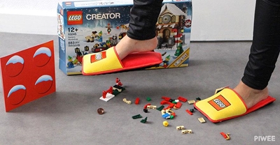 LEGO Creates Anti-LEGO Slippers
