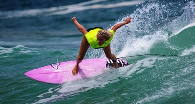 Surfing for juniors at Vic Bay