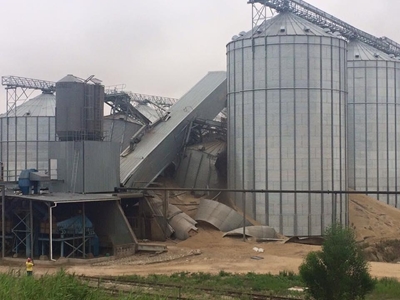 14 silo’s stort ineen