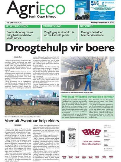 AgriECO: Desember-uitgawe