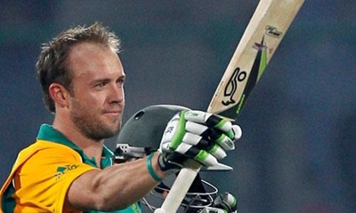 AB given the gloves ahead of England series