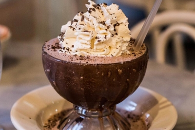 Cool down with frozen hot chocolate