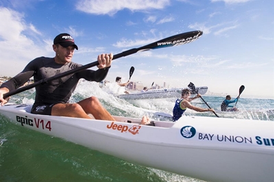 Mocké conquers conditions to take SA men’s singles surfski title