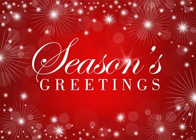 Holiday greetings to all our readers