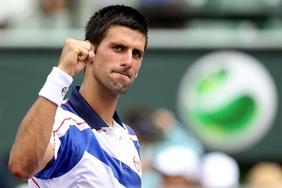 Djokovic claims first win of season