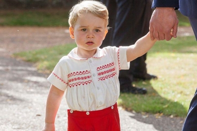 Prince George’s first day at nursery school