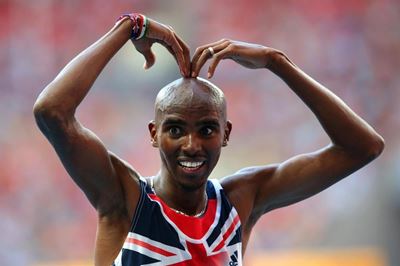 Farah second in first race of 2016