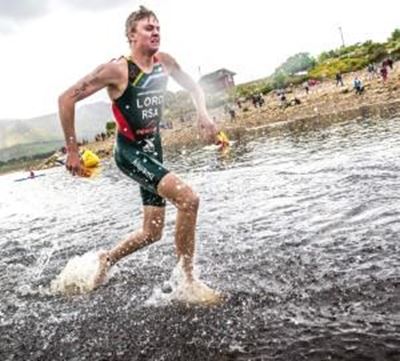 Off-road triathletes in action at Cape Mile in February
