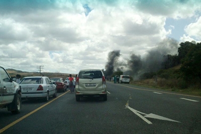 Motor brand op N2