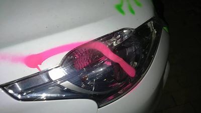 Voertuig gevandaliseer