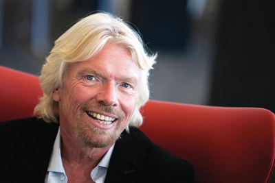 Richard Branson out to set world record