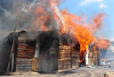 Five children die in shack fire, mother to be charged with negligence