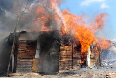 Five children die in shack fire, mother to be charged with negligence