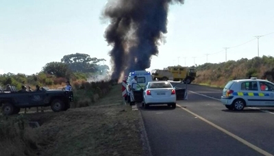 N2 weer oop na vragmotor brand