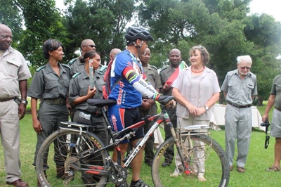 Ranger cycles 6 000km for National Parks
