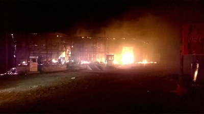 Winkel brand af