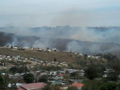 Fire raging in Knysna