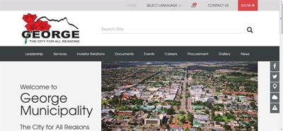 New website for George Municipality