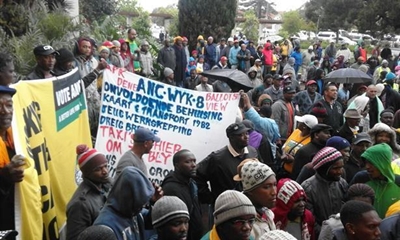 Taxi march in March