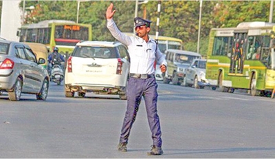 "Michael Jackson" rules Indian traffic