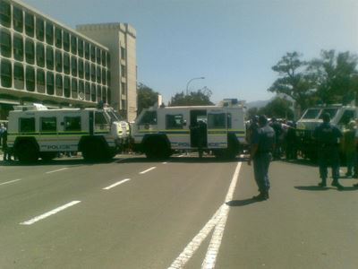 Taxi protest update