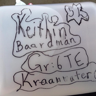 Primary school sends water with love