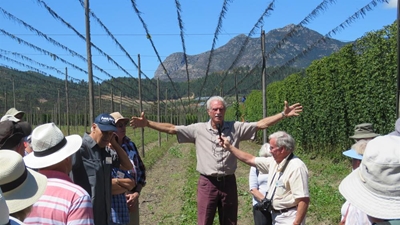 History of George revisited during hops harvest