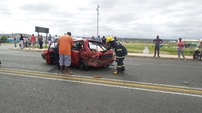 Motorcyclists crash into car