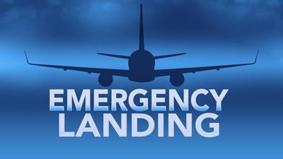 Emergency landing at Lookout Beach