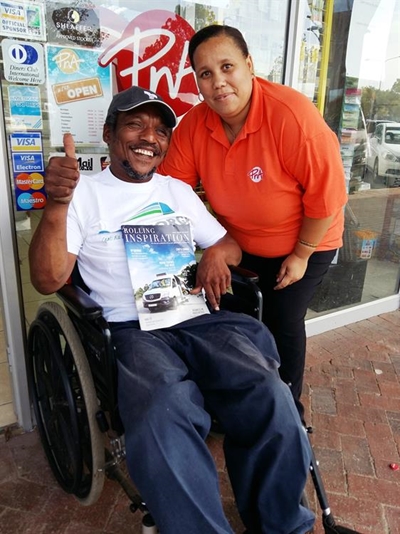 Paralysed man receives surprise wheelchair
