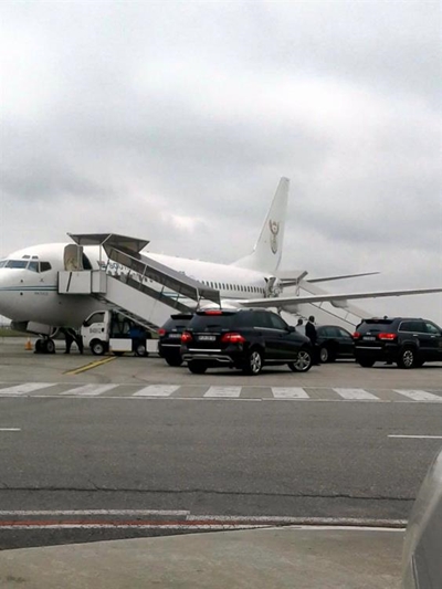Jacob Zuma lands in George