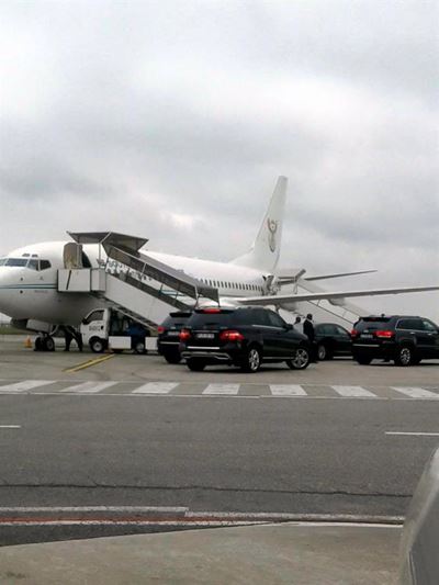 Jacob Zuma lands in George