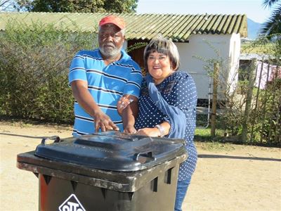 Wheelie bins for 329 homes