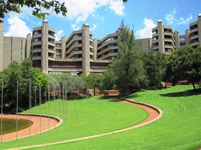 University of Johannesburg building burnt down