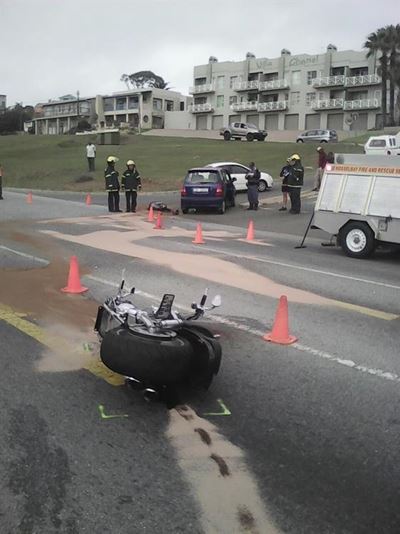 Motorfietsryer beseer in ongeluk