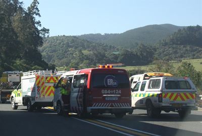 Accident on N2 at Buffalo Bay