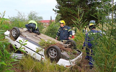Ongeluk op Louis Fourieweg