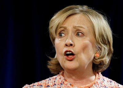 Clinton goes after Trump